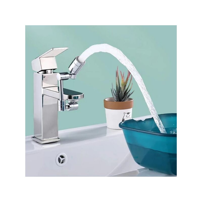 Trade Shop - Rubinetto Girevole 1080° Prolunga Rompigetto Snodabile Acqua  Cucina Bagno