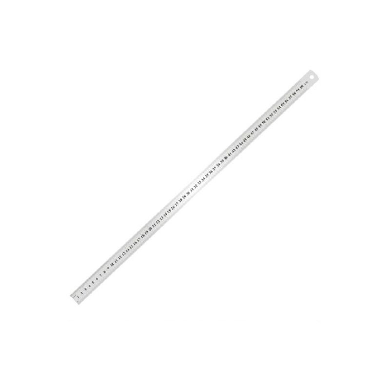 Trade Shop - Righello Metro In Acciaio Inox Metallo 1mm A 80cm Riga  Segnatura Cm Inch 97766