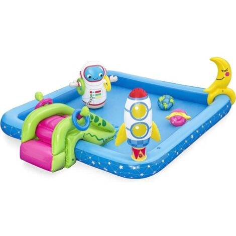 Piscina per Bambini Bestway Piccoli Astronauti 228x206x84 cm con