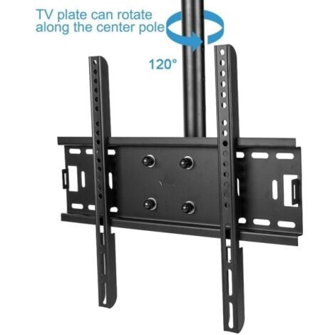 Trade Shop - Staffa Porta Tv Monitor Da 37 A 55 Supporto Parete Soffitto  360° Fino
