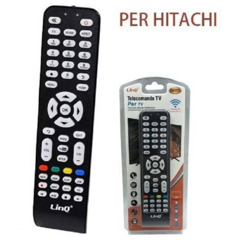 Trade Shop - Telecomando Universale Per Tv Hitachi Led Lcd Ht-5729  Universal Remote Control