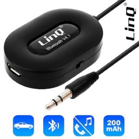 Trade Shop - Ricevitore Musicale Bluetooth X81 Per Auto Speaker Aux Jack Vivavoce  Wireless 3,5mm