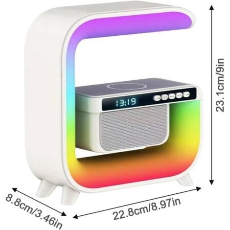 LAMPADA SMART LUCE LED MULTICOLORE SPEAKER BLUETOOTH MUSICA STEREO