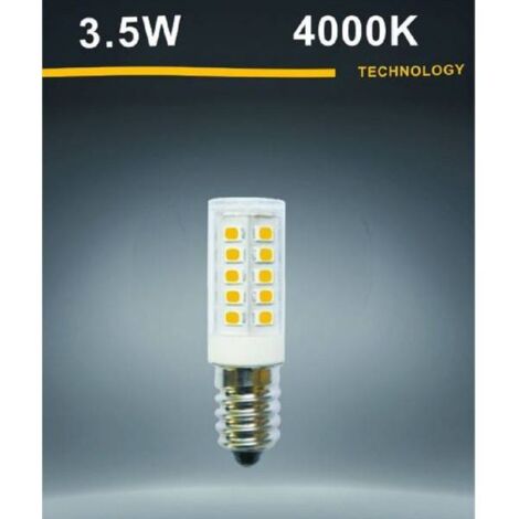 Lampadina LED smd 3.5W E14 P45 RGB+W bianco freddo 6400K con teleco