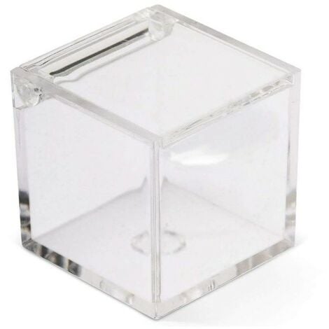 Trade Shop - 12 Scatoline Scatole Cubo Plexiglass 6x6cm