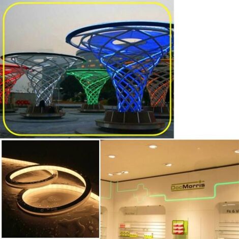 Led neon flex strip led flex IP68 illuminazione led flessibile 20 metri 