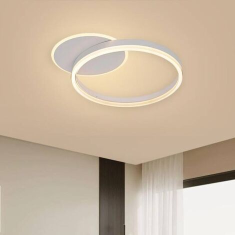 Trade Shop - Plafoniera Led 51 W Cct Da 3000k A 6500k Dimmerabile Cerchi Luce  Soffitto Parete