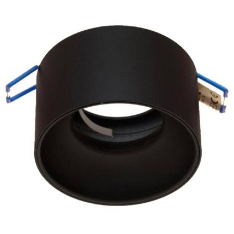 Trade Shop - Portafaretto Tondo Incasso 70mm Luce Soffitto Cartongesso  Lampade Led Gu10 Gu5.3 Nero