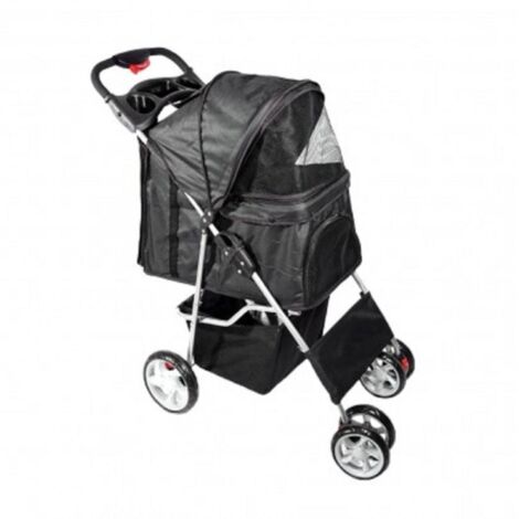 Passeggino Per Cani Cane Pieghevole Buggy Trasportino Con Zip Traspirante  Lavabile