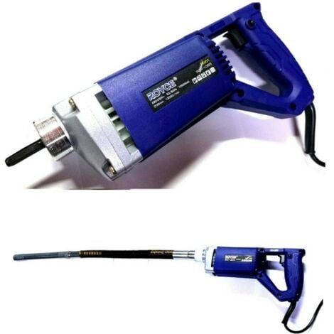 Trade Shop - Vibratore Elettrico Portatile Per Calcestruzzo Monofase 1050w  35mm Rcv-1050