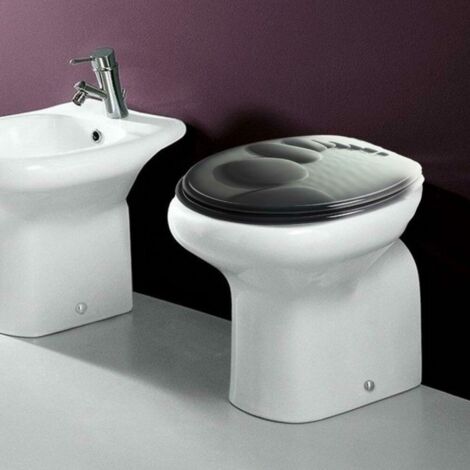 Trade Shop - Sedile Coprivaso Wc Water Copriwater Bagno Morbido