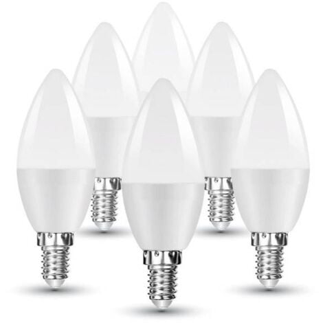 Kit 6 lampadine LED Philips - Sfera 5,5W (40W) - E14 - Luce Calda