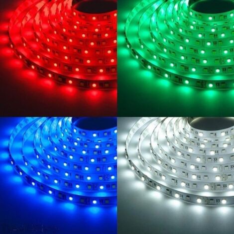 TECHLY Striscia LED RGB Multicolore con Sensore di Movimento Telecomando 1,5m  MultiColor
