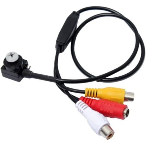 Trade Shop - Mini Micro Telecamera Camera Microfono Cam Spia Spy 8led Cmos  Audio Video