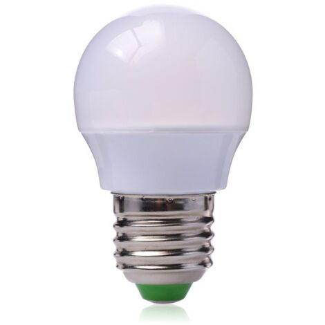 Trade Shop - Lampadina Globetto A Led Da 3w Con Copertura Bianco Latte A  Luce Calda Set