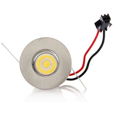 Punto luce led cob 1w bianco tondo segnapasso mini faretto da incasso con  driver lampadina 220V