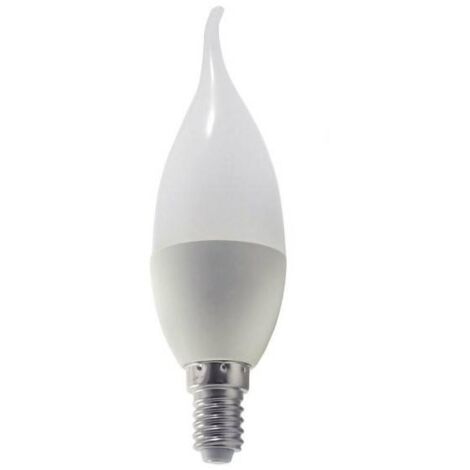 10 Lampadine led E14 8W FIAMMA 720 LM LUCE CALDA NATURALE E FREDDA