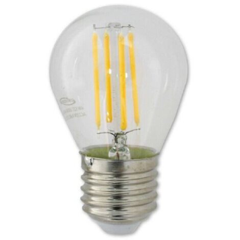 Lampadina LED a Filamento 8 watt sfera E27 Luce Calda 3000K Risparmio  Energetico 880 lumen lampada per illuminazione interni 220v