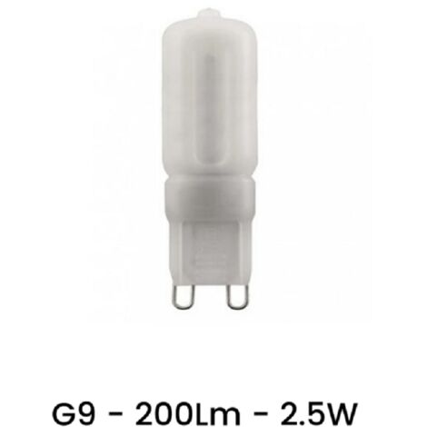 Trade Shop - Lampadina Led G9 2.5 Watt Luce Bianco Caldo 3000k Freddo 6500k  Naturale 4000k -bianco Naturale 