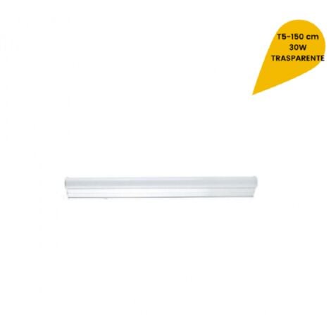 Striscia LED sottopensile T5 120cm 14W vetro opalino