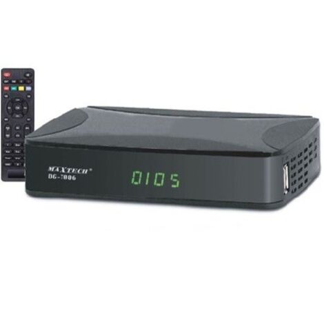 Trade Shop - Ricevitore Decoder Digitale Terrestre Dvb-t2 H.265 10bit Lan  Telecomando Dg-t006