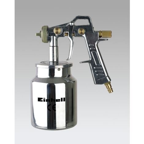 Trade Shop - Pistola Spruzzo Aerografo Universale Con Serbatorio 1lt  Einhell Per Compressore