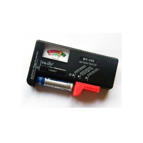 PILA TESTER BATTERIA DISPLAY DIGITALE PROVA STILO AAA AA 1,5V C D 9V  BOTTONE