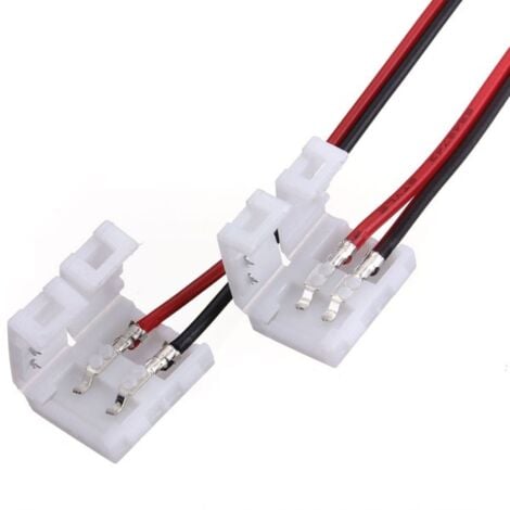 2 x Connettore RGBW maschio 5 pin striscia led cavo a saldare professionale