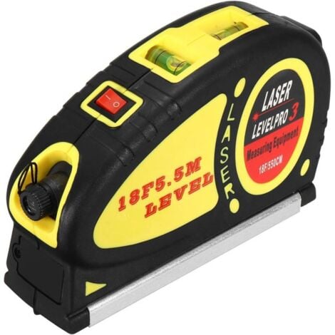 Trade Shop - Livella Laser Metro 5mt Multifunzione Pro Lv03 Di Precisione Professionale