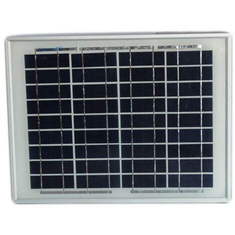 Trade Shop - Pannello Solare Modulo Fotovoltaico 30w 30watt 12v Celle  Silicio Pinze Batteria