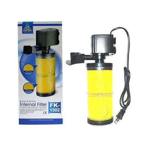 Pompa Filtro Per Acquario Ad Immersione Ossigenatore Glb600 Con  Gocciolatoio 