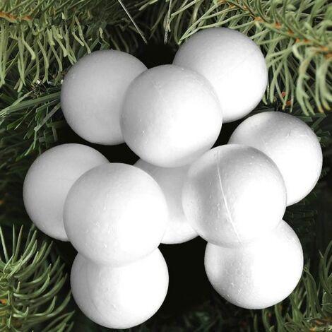 Sfere Di Polistirolo, 10 cm, Bianco, 25 pz