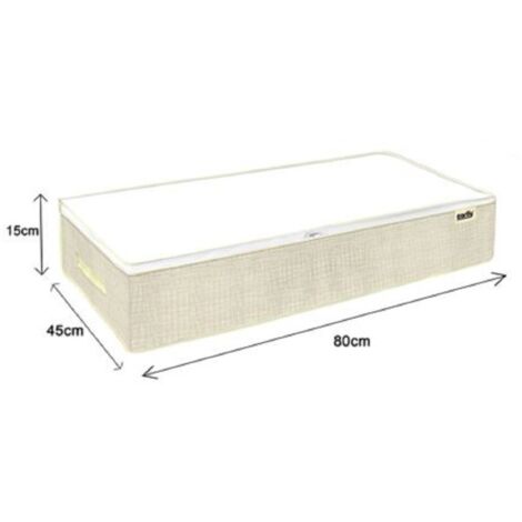 Trade Shop - Box Scatola Salvaspazio Portatutto Contenitore Organizer 50 X  40 X 30 Cm 69695