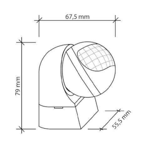 Sensore movimento infrarosso luci rilevatore di presenza ip44 800w