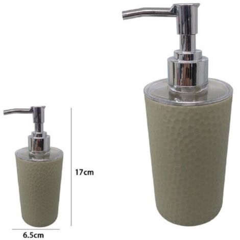 DISPENSER SAPONE LIQUIDO LAVANDINO BIANCO ACCESSORI ARREDO BAGNO 79777