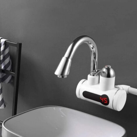 Rubinetto Acqua Fredda Calda Riscaldatore Elettrico Doccia Bagno Cucina  Q-sl9 