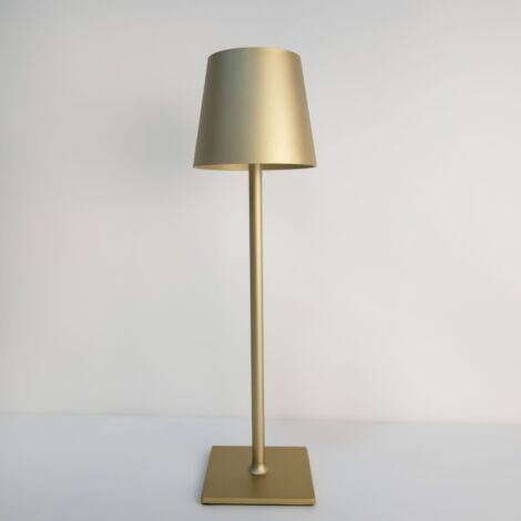 Abat-jour moderna gea luce nereide l e14 led vetro lampada tavolo