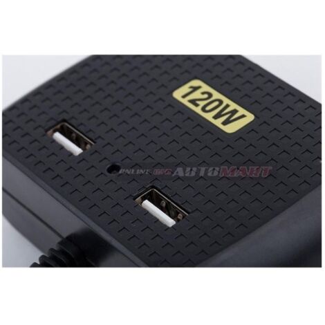 Sdoppiatore presa accendisigari Auto Camper Camion USB Duo 3+1 12/24V  doppiatore