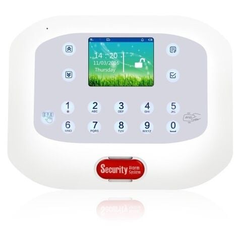 KIT ANTIFURTO CASA ALLARME TOUCH SCREEN COMBINATORE GSM PSTN WIRELESS da APP 50A