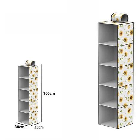 Trade Shop - Set Scatole In Tessuto Porta Oggetti Organizer Per Bagno  Armadio Scaffali 79153