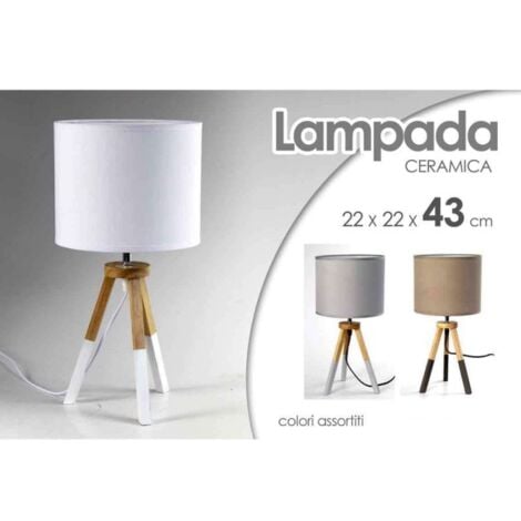 Lampada da tavolo MAGIC in metallo oro e diffusore in vetro ambrato