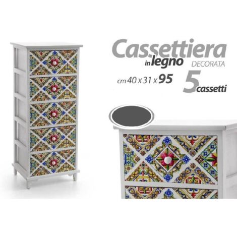 KIT MOBILE CUCINA CASSETTIERA DA CUCINA 4 CASSETTI CM. 50x50x85 -  Ferramenta Archimede