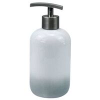 Dispenser Sapone Liquido Bagno da Parete Metallo cromato e Vetro satinato  R.A.