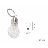 Trade Shop - Set 3 Pezzi Torcia Mini Portachiavi Led Smd Forma Di Lampadina Tascabile  Dt-2093