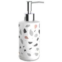 Trade Shop - Porta Sapone Liquido Dispenser A Parete A Ventosa Bianco  Accessori Bagno 59546