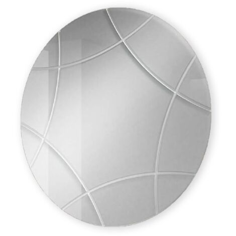 DESYIFO Specchi da parete decorativi per soggiorno grande specchio decorativo da parete 116,8 cm foglia di ginkgo specchio decorativo da parete in metallo per camera da letto soggiorno bagno vanità