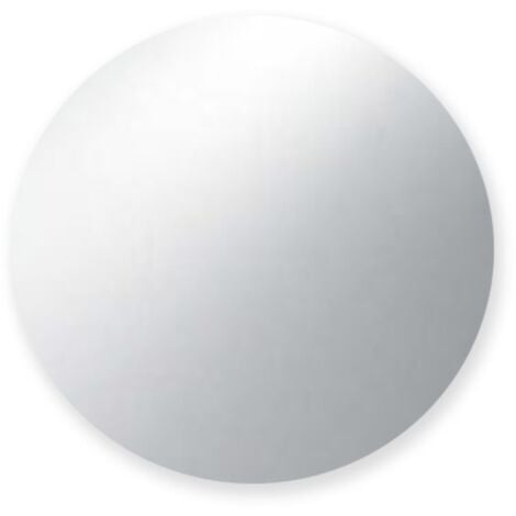 Luna - specchio bagno rotondo filo lucido, dimensioni  diametro 80 cm-