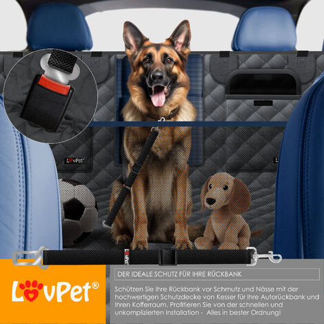LOVPET® Protector de maletero para perros acolchado con protección