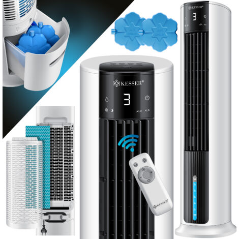 Ventilador Torre Monzana Enfriador De Aire 3en1 Depu00f3sito 4L