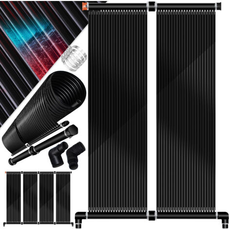Kesser – Colector solar para calefacción de piscina 300 x 70 cm – Ampliable – Plástico resistente a rayos UV – Capacidad 4,7 litros (1/5)
